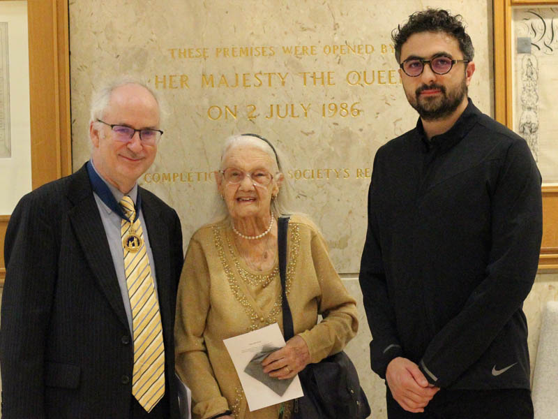 With Sir Simon Wessely and Mr Mustafa Suleyman, co-founder, DeepMind when he gave the 2018 Ellison-Cliffe lecture: How AI is going to impact healthcare in the future