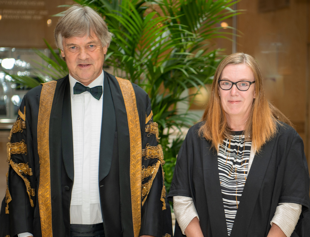 Professor Roger Kirby and Professor Dame Sarah Gilbert