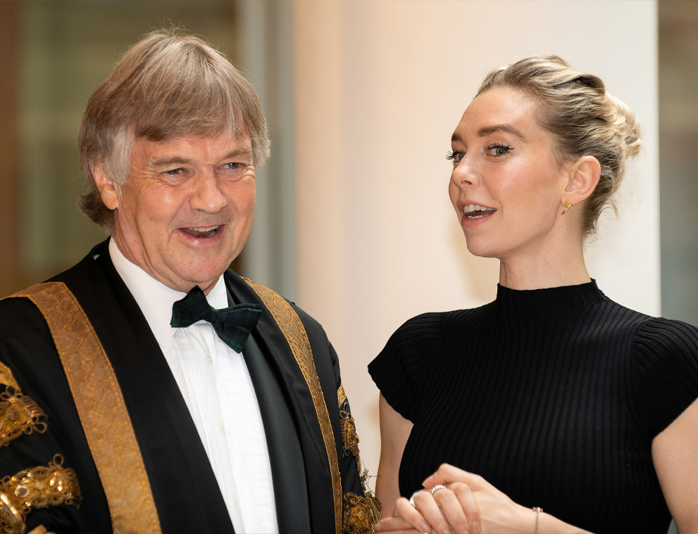 Oscar-nominated actress, Vanessa Kirby, celebrated her father’s inauguration as President of the Royal Society of Medicine
