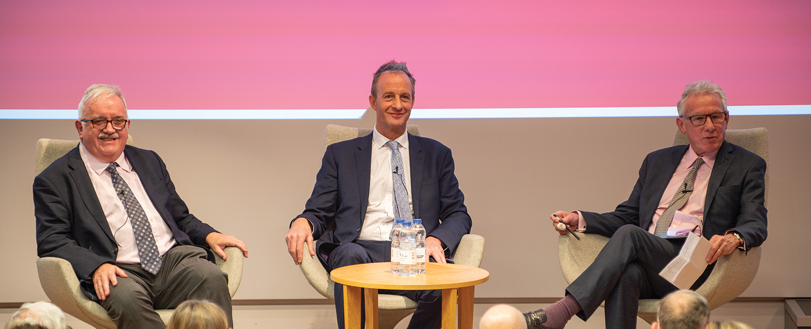 (L-R) Professor Sir Stephen O'Rahilly, Mr Chris Askew and Professor Sir John Cunningham