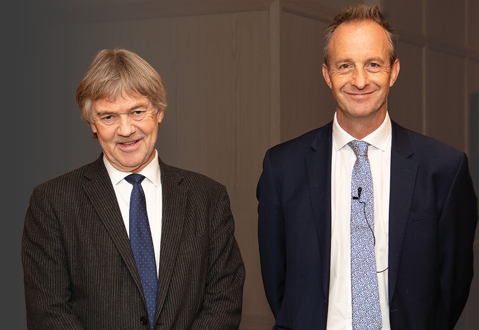 Professor Roger Kirby, President, Royal Society of Medicine (L) and Mr Chris Askew OBE, Chief Executive, Diabetes UK