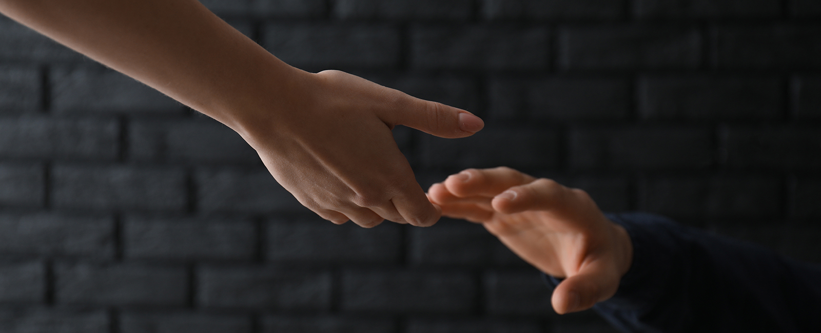 Hand reaching
