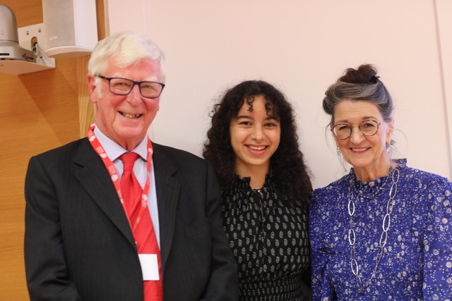 Sean Francis Hughes, Hareya Hailug medical student representative on council History of Medicine Society and Dame Marina Warner